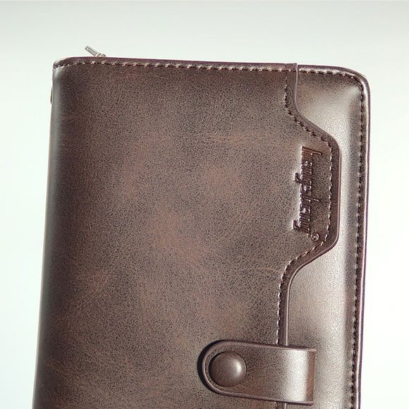 ✨✨BRAND NEW Mens Casual Thin Long Wallet Cash Clip with Zipper Bag - Picture 9 of 10